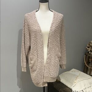 POL Textured Cardigan - Cream